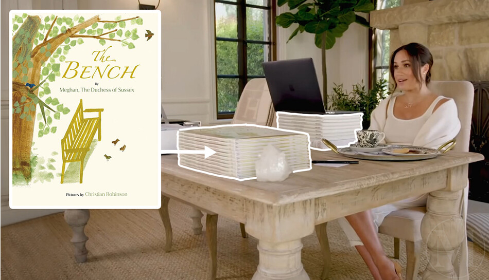 Меган Маркл видео с 40-летия герцогини Сассекской с детской книгой Скамейка