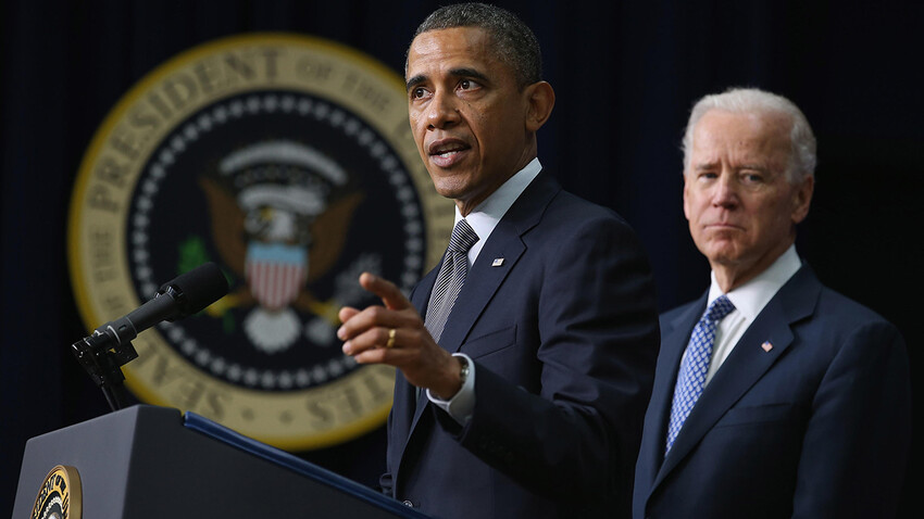 Барак Обама и Джо Байден