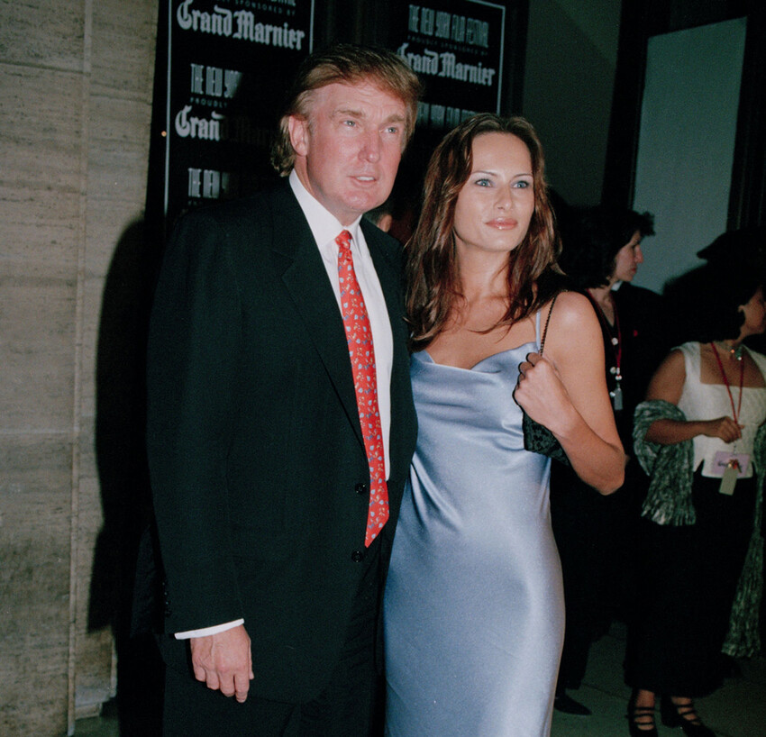 Мелания и Дональд Трамп 1998 год