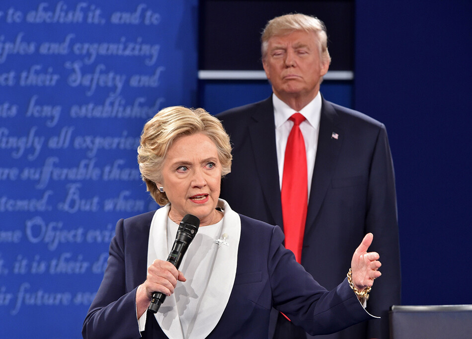 Хиллари Клинтон и Трамп