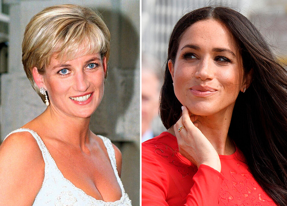 Принцесса Диана и Меган Маркл
