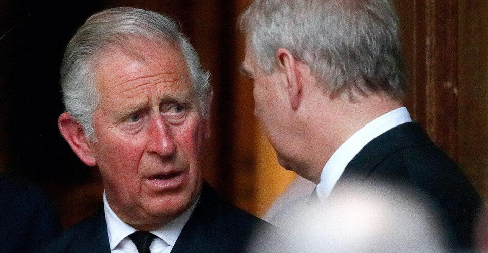 Принц Чарльз и принц Эндрю 