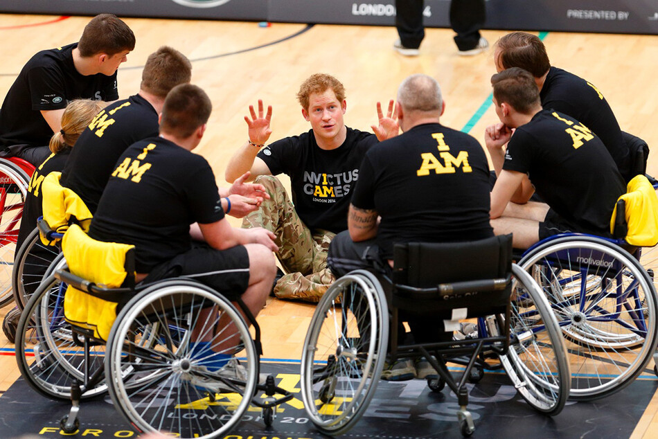 Принц Гарри на играх Invictus Games