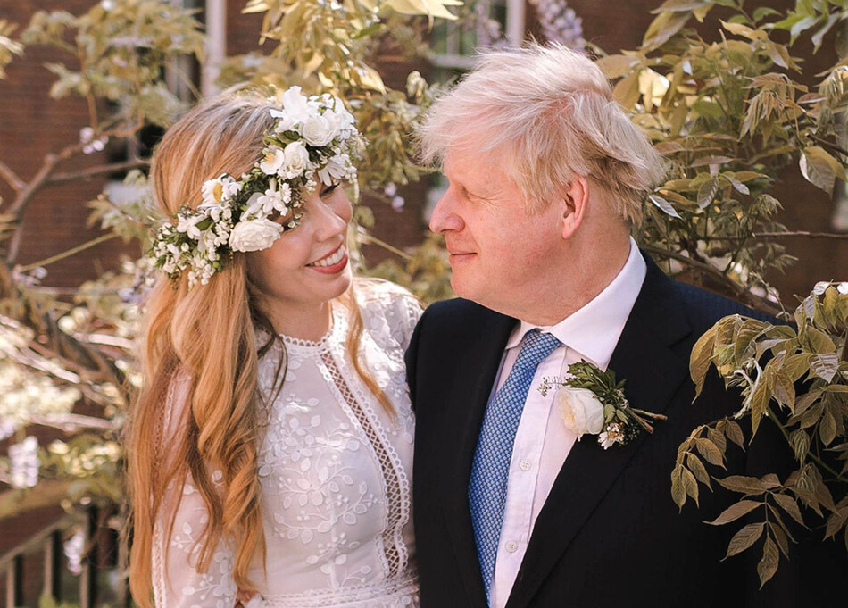 Борис Джонсон и Кэрри Саймондс свадьба