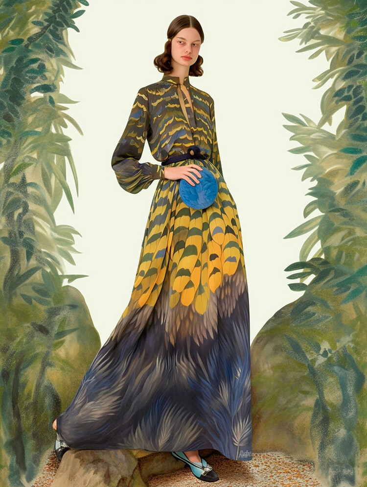 Алёна Ахмадуллина представила лукбук, созданный искусственным интеллектом