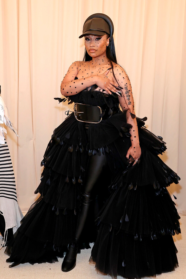 Ники Минаж на гала-концерте Met Gala 2022, 2 мая 2022 г. в Нью-Йорке, США