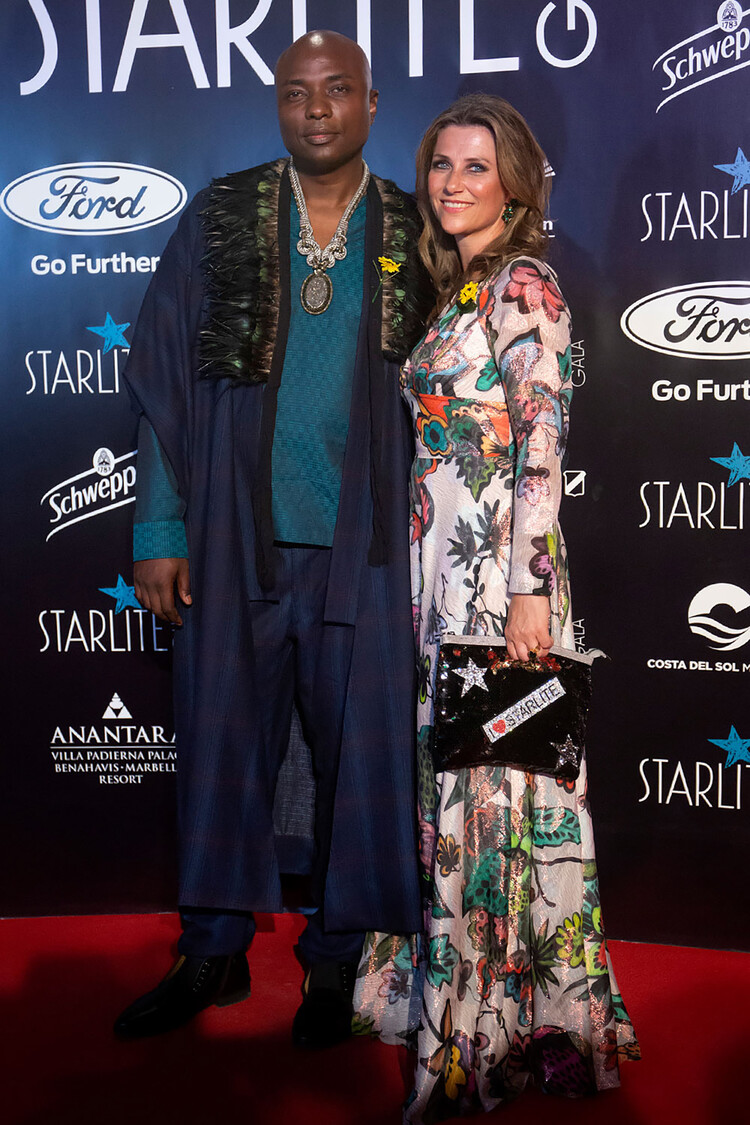 Шаман Дурек и принцесса Норвегии Марта Луиза посетили Starlite Gala 11 августа 2019 года в Марбелье, Испания
