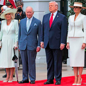 Король Карл III и королева Камилла приехали с визитом в США