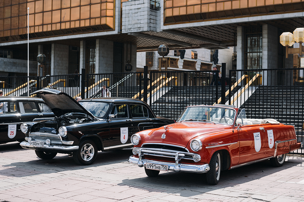 Ретро–ралли Chopard прокатилось по Москве