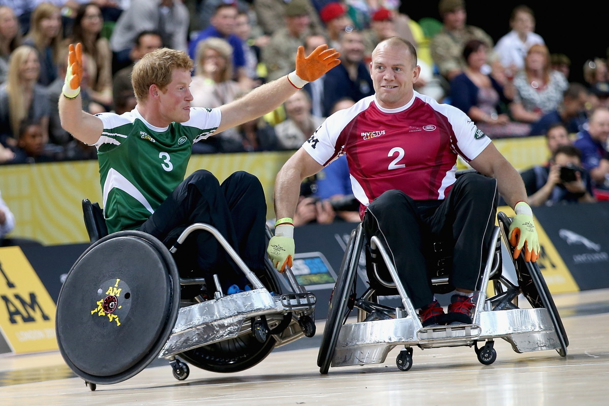 Принц Гарри на играх Invictus в инвалидной коляске