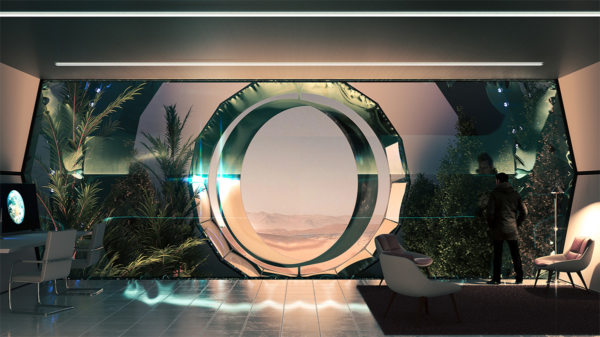 Жилое пространство жителя мегаполиса на красной планете .jpg